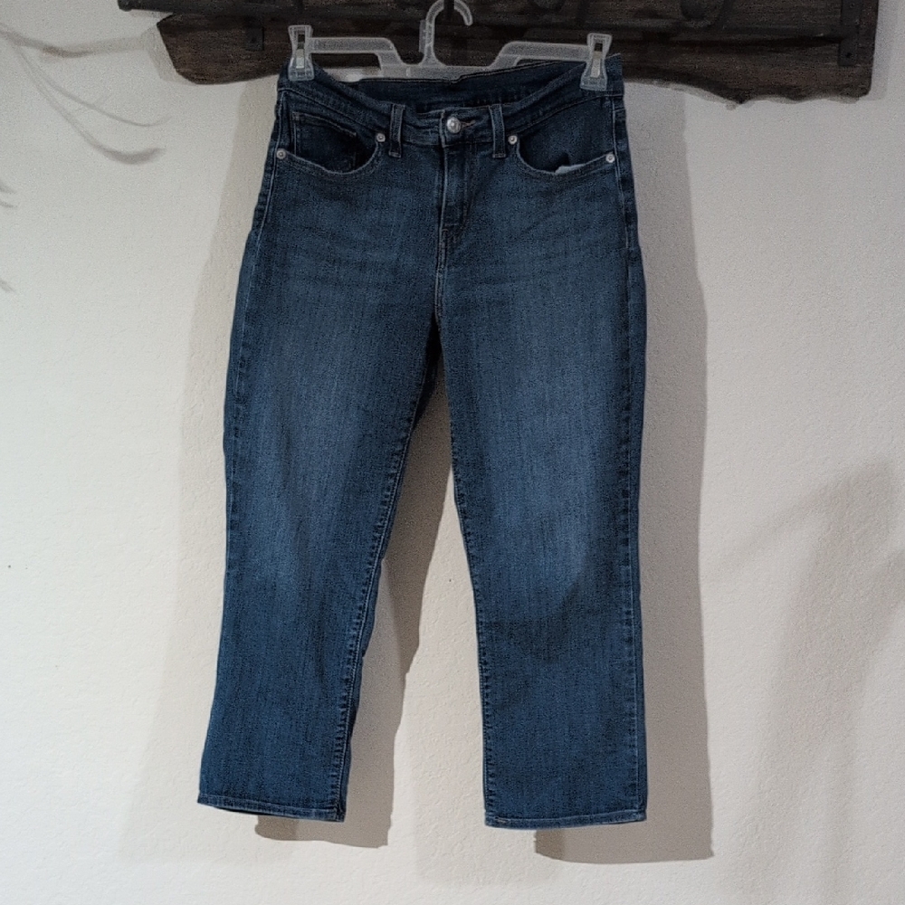 Levi's Blue Wedgie Straight Ankle Women's Jeans Size 28 inch